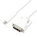 ミヨシMCO miniDisplayPort-DVI-D変換ケ-ブル ホワイト 2m DPC-DV01/WH
