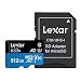 Lexar 100MB/s 633x MicroSDXC 512GB with adapter UHS-1 U3 V30 A2(512GB)