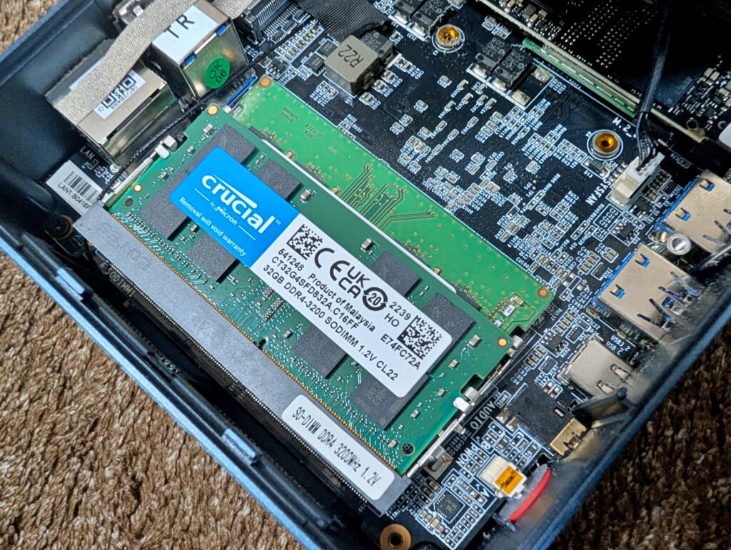 レビュー】Crucial DDR4 32GB メモリ増設で、TRIGKEY-S5が劇的パワー
