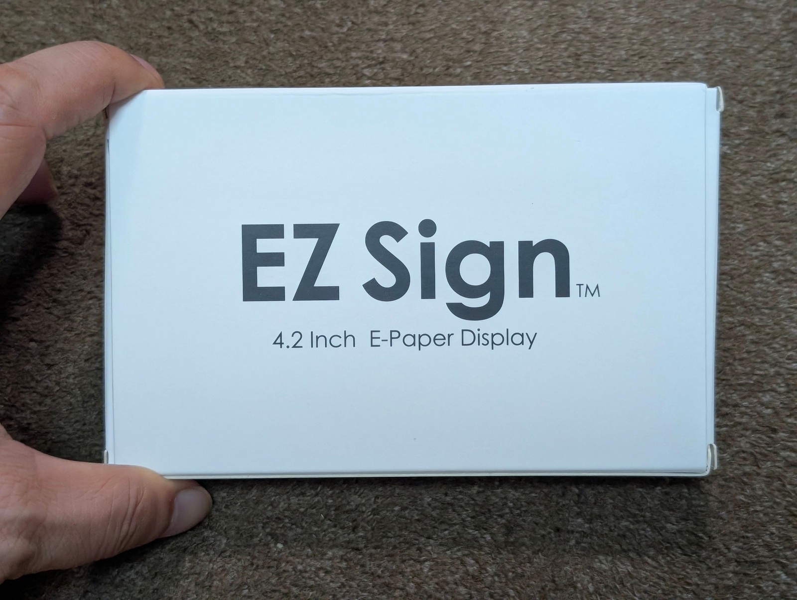Santek EZ Sign 外箱パッケージ