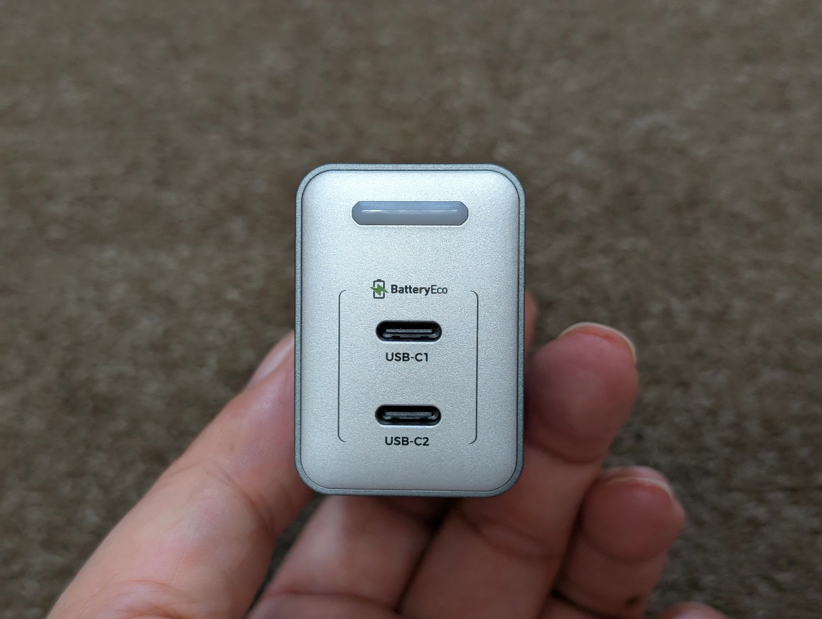 端子面のアップ