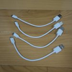 【レビュー】ちょうどいい長さのmicroUSB充電ケーブル4本セット、まさかの端子の形状がAmazonの説明と微妙に違った