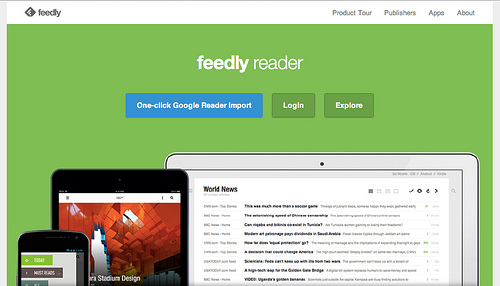 welcome to feedly