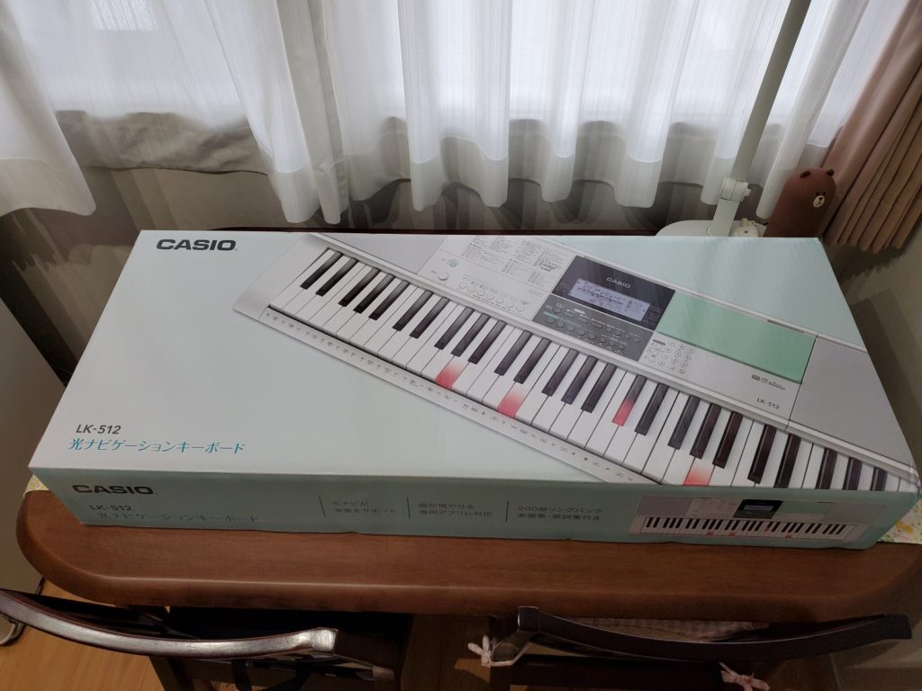 高品質国産最終値下げ CASIO LK-512 光ナビゲーションキーボード 鍵盤楽器